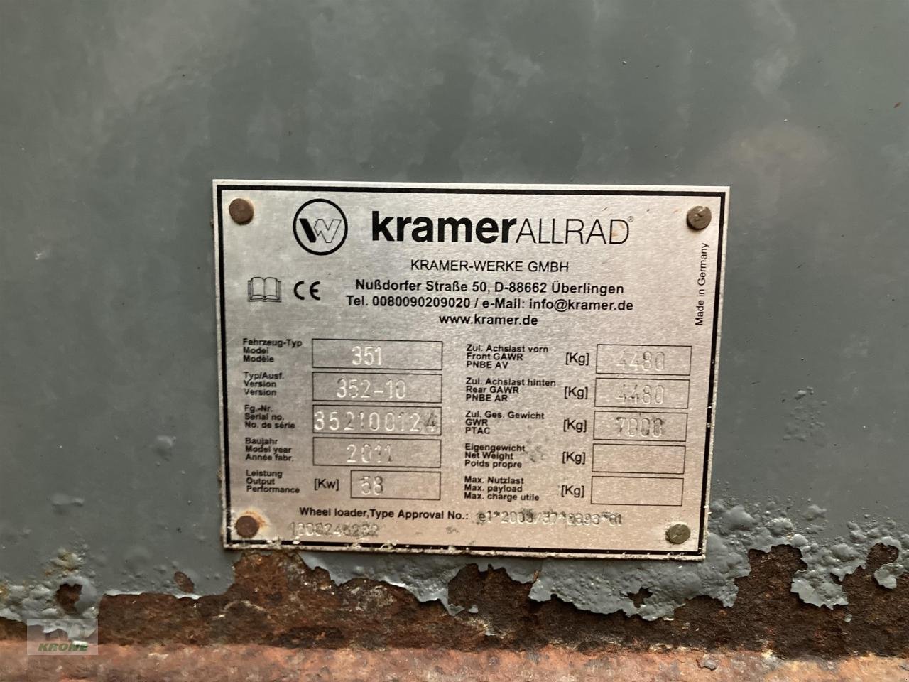 Teleskoplader tip Kramer 680T, Gebrauchtmaschine in Spelle (Poză 5)
