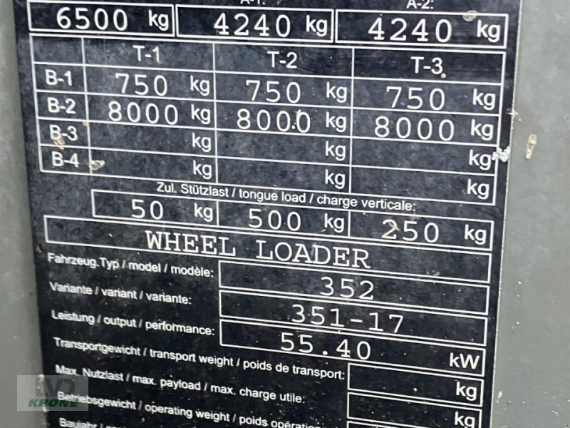 Teleskoplader typu Kramer 8085T, Gebrauchtmaschine v Spelle (Obrázek 14)