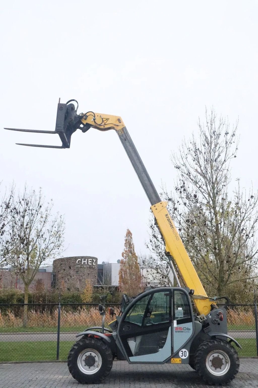 Teleskoplader of the type Kramer ALLRAD 2506 HYDR. FORKS 30 KM/H QUICK COUPLER, Gebrauchtmaschine in Marknesse (Picture 8)