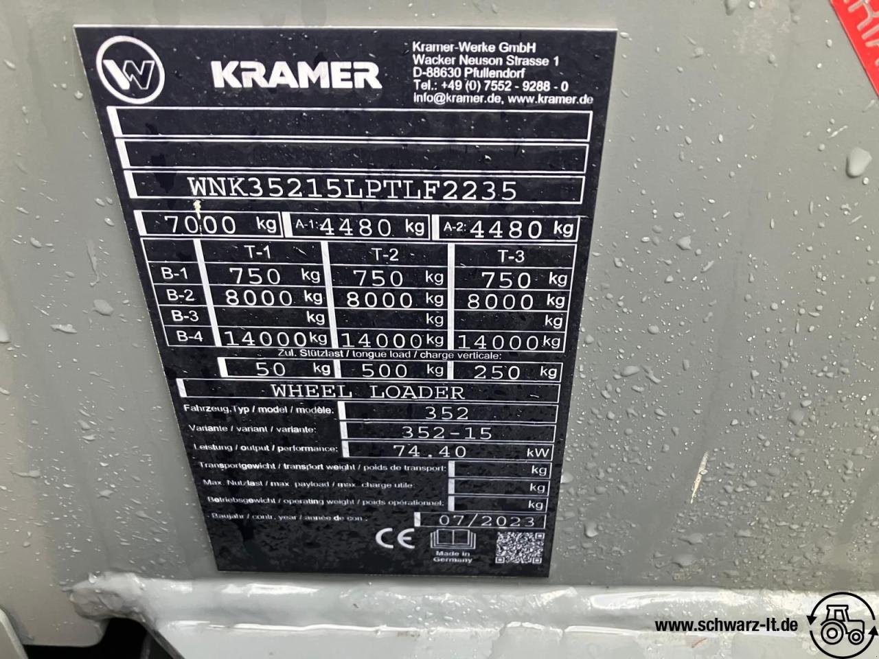 Teleskoplader des Typs Kramer KL 35.8T, Neumaschine in Aspach (Bild 14)