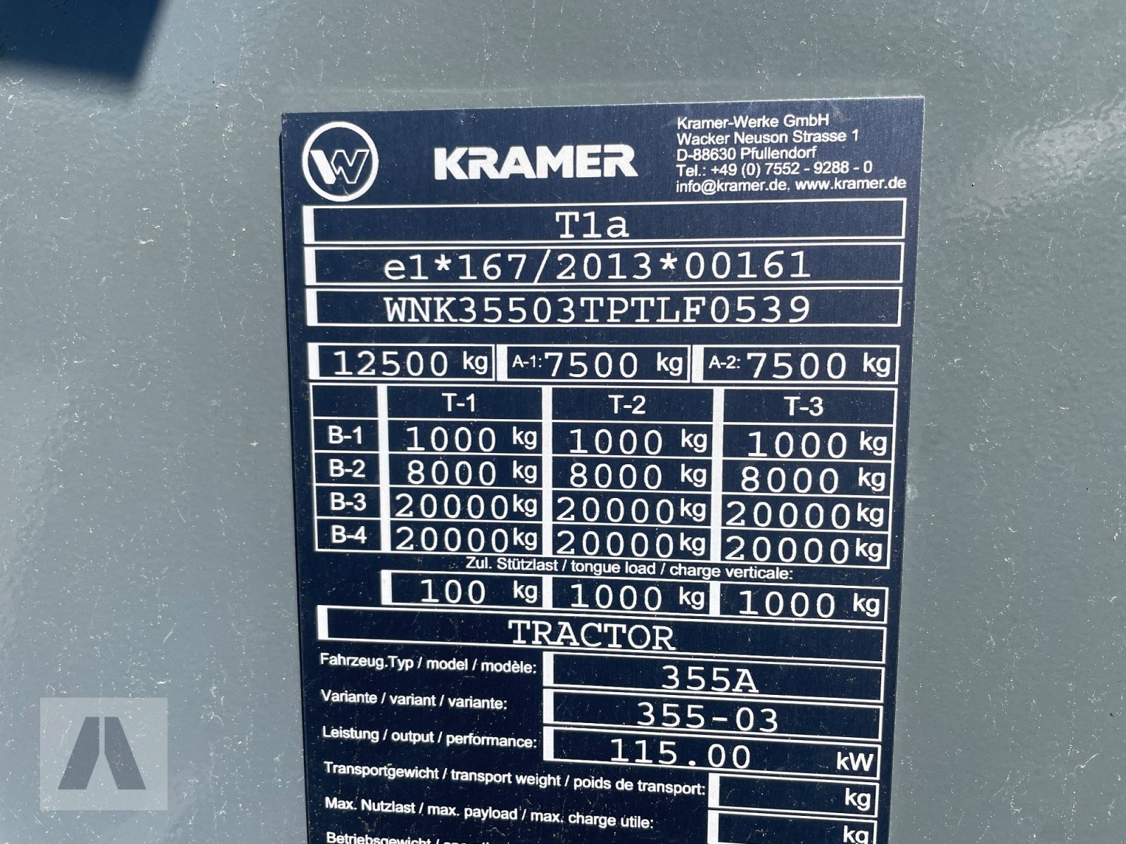 Teleskoplader типа Kramer KL 55.8 T, Gebrauchtmaschine в Eggenfelden (Фотография 16)