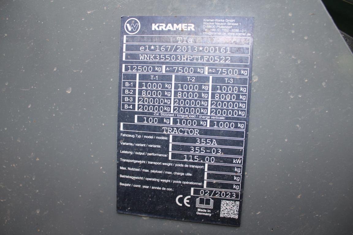 Teleskoplader typu Kramer KL 55.8T - TELESKOPLADER Nr.: 522, Gebrauchtmaschine v Regensburg (Obrázek 2)