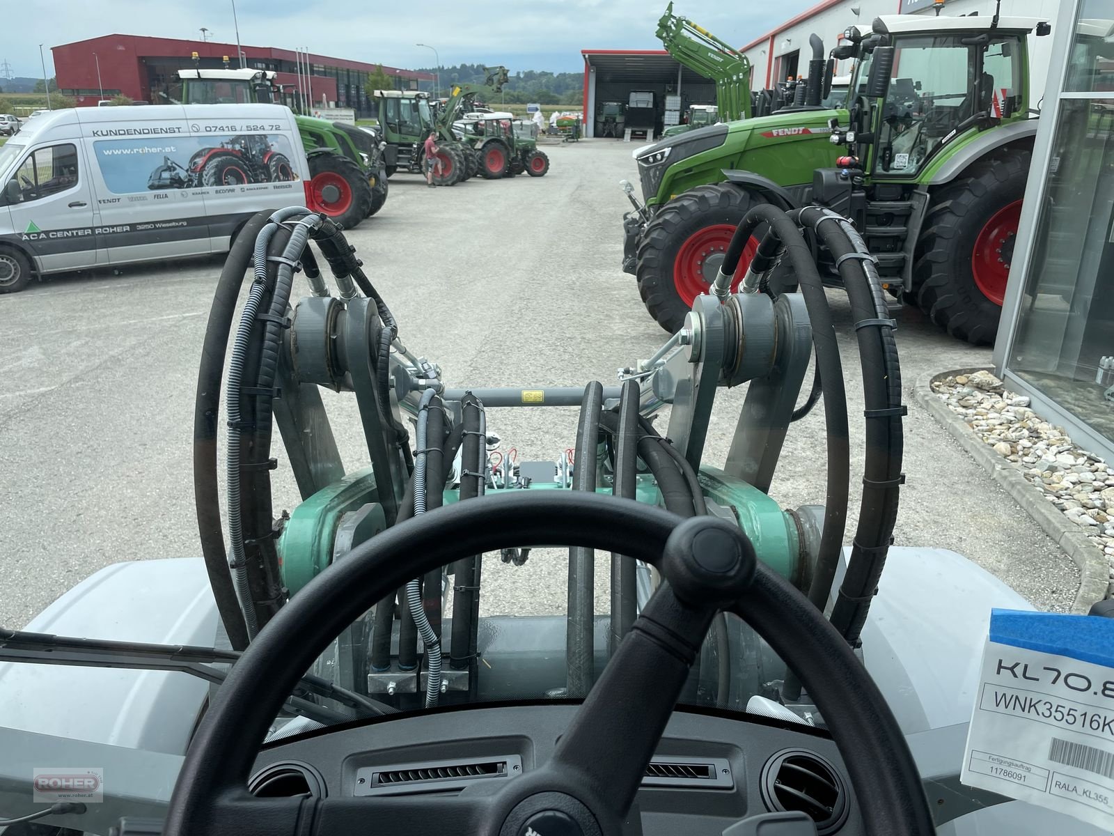 Teleskoplader of the type Kramer KL 70.8, Gebrauchtmaschine in Wieselburg Land (Picture 12)