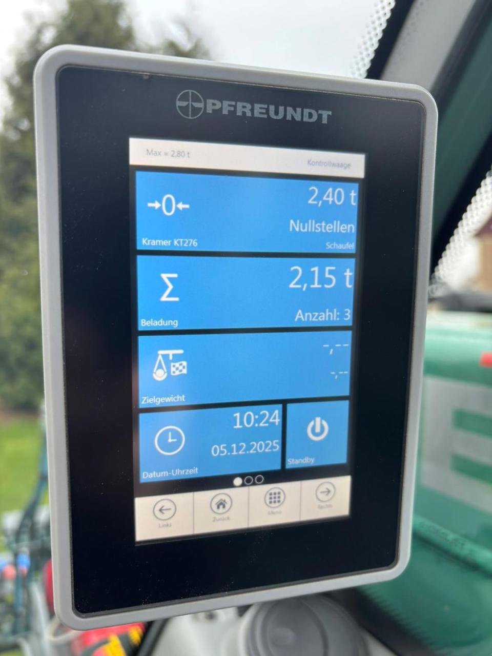 Teleskoplader del tipo Kramer KT 276 - Pfreundt Waage WK 60 xs, Gebrauchtmaschine en Könnern (Imagen 15)