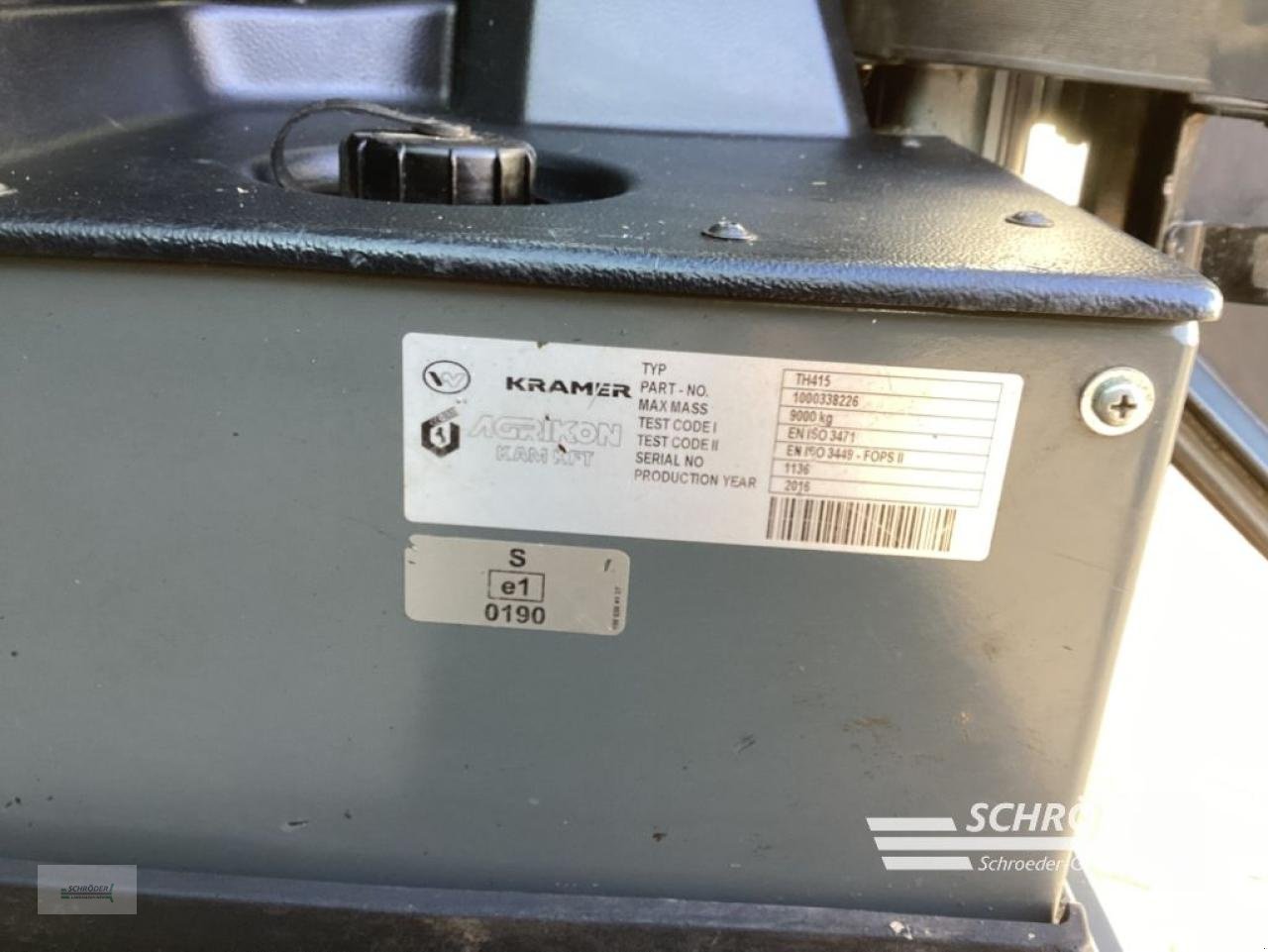 Teleskoplader du type Kramer KT 357, Gebrauchtmaschine en Schwarmstedt (Photo 12)