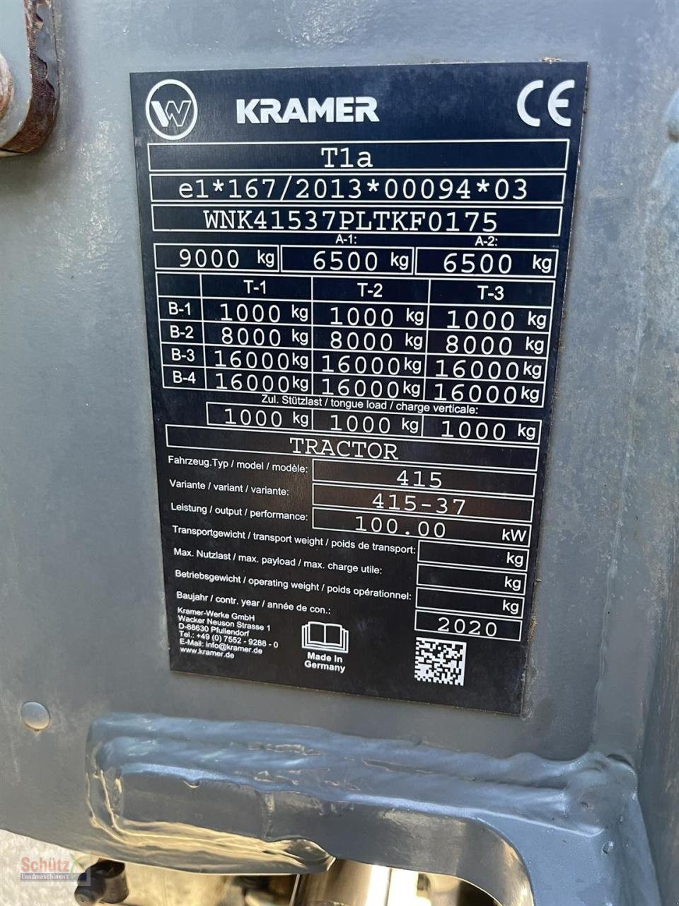 Teleskoplader του τύπου Kramer KT 407 Teleskoplader Top, Gebrauchtmaschine σε Schierling (Φωτογραφία 27)