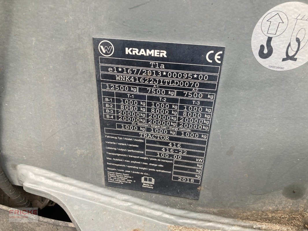 Teleskoplader typu Kramer KT 447, Gebrauchtmaschine w Bockel - Gyhum (Zdjęcie 14)