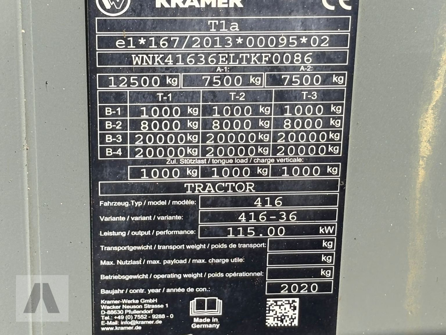 Teleskoplader του τύπου Kramer KT 559 KT559, Gebrauchtmaschine σε Regensburg (Φωτογραφία 14)
