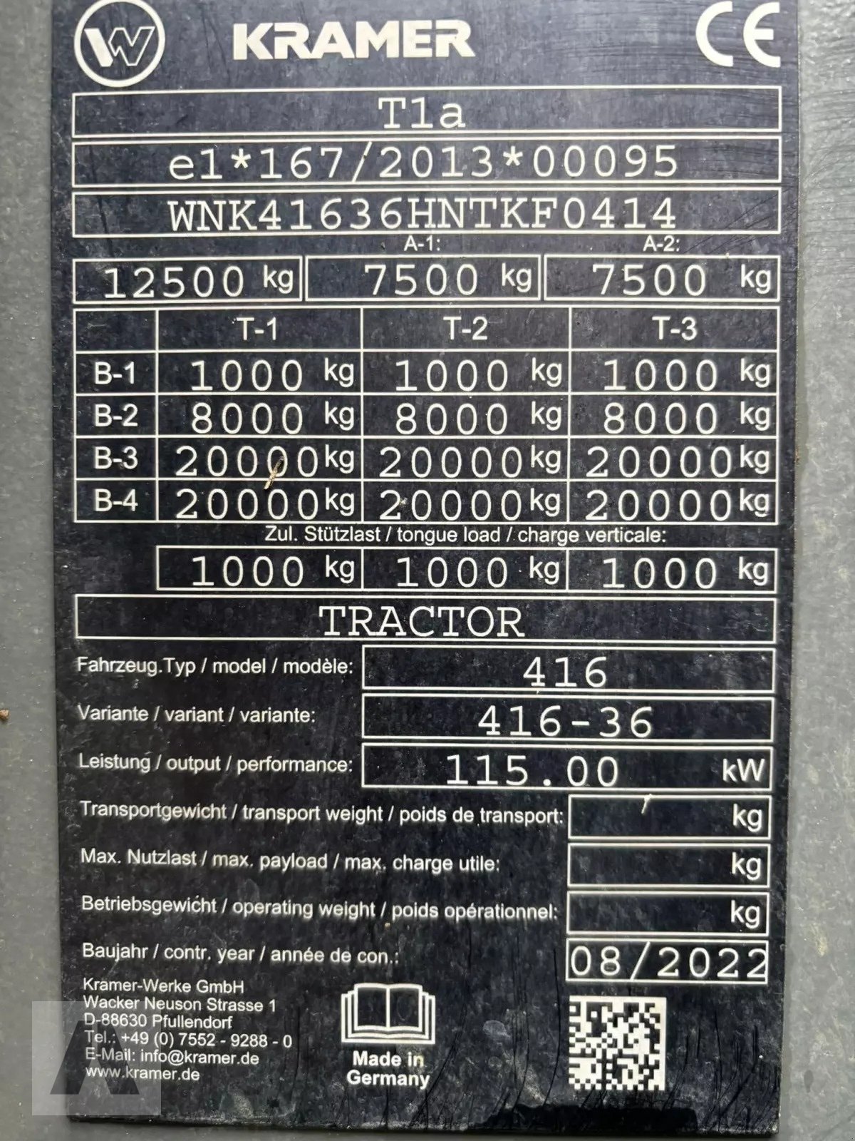 Teleskoplader des Typs Kramer KT 559, Gebrauchtmaschine in Regensburg (Bild 14)