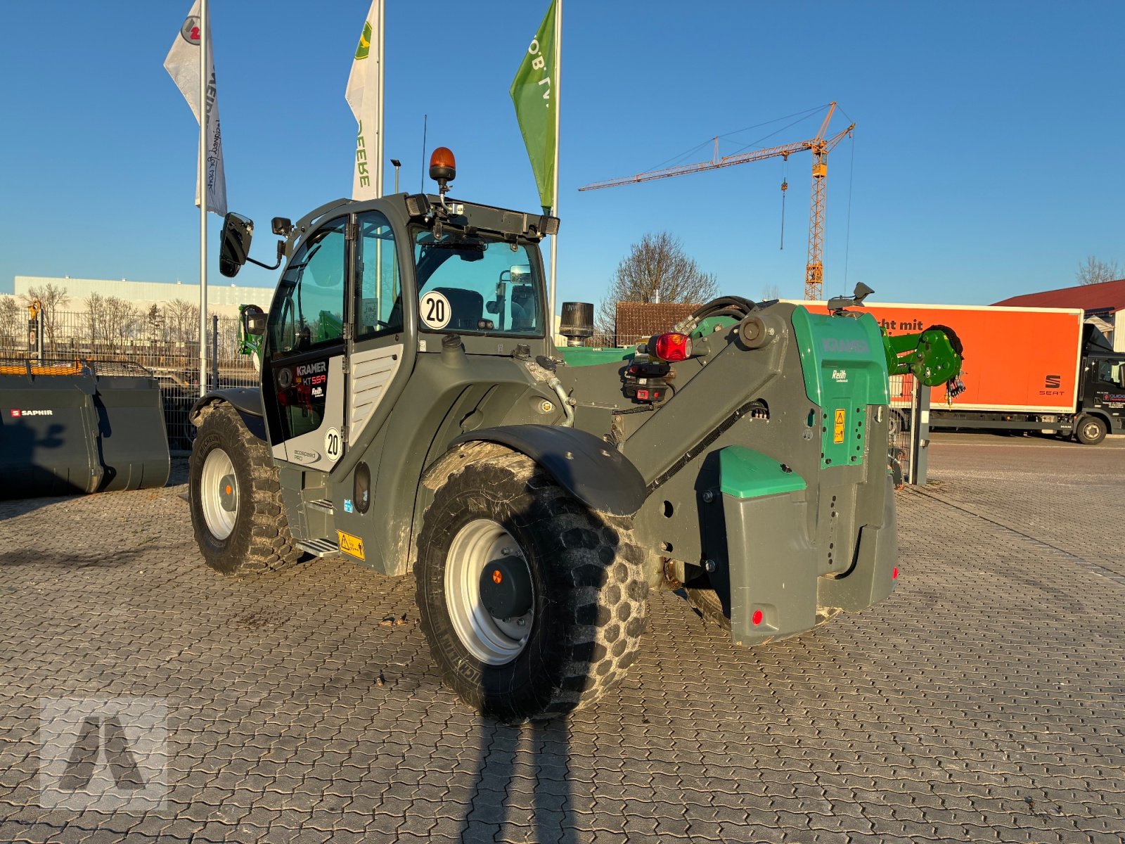 Teleskoplader del tipo Kramer KT 559, Gebrauchtmaschine In Langweid am Lech (Immagine 3)