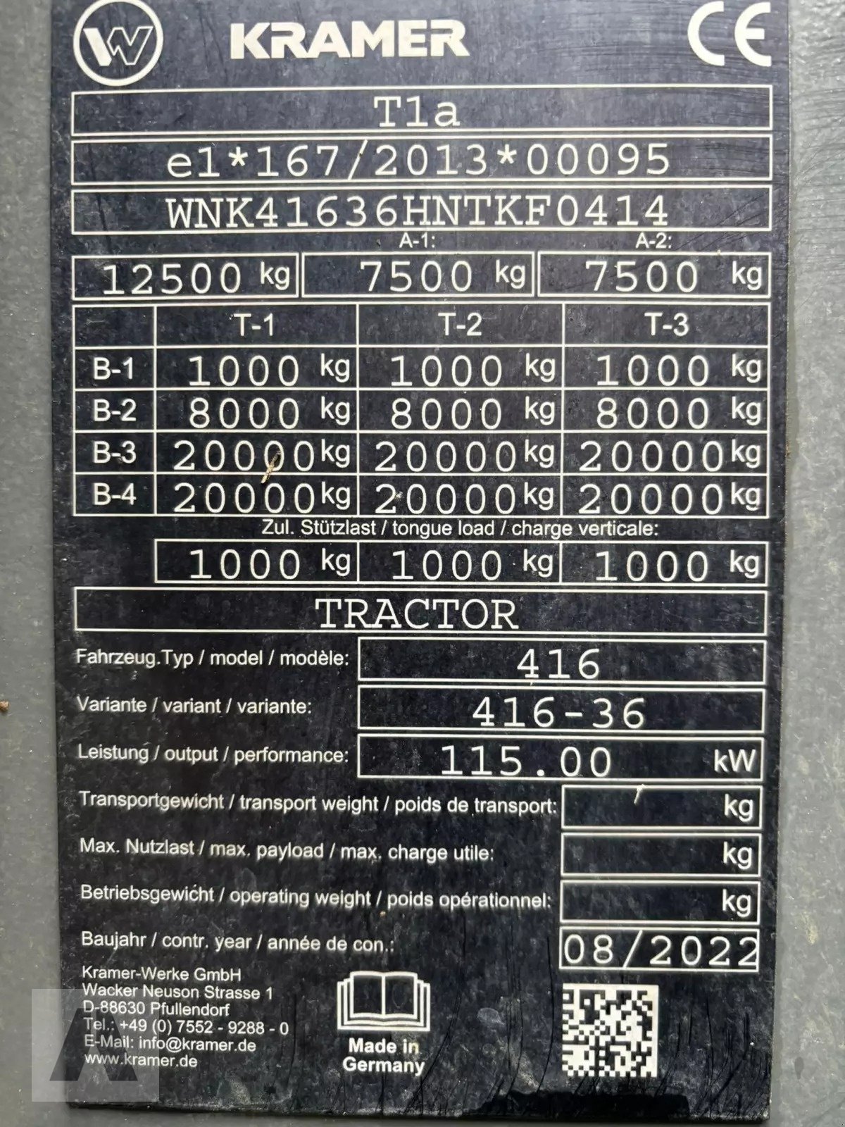 Teleskoplader tip Kramer KT 559, Gebrauchtmaschine in Regensburg (Poză 21)