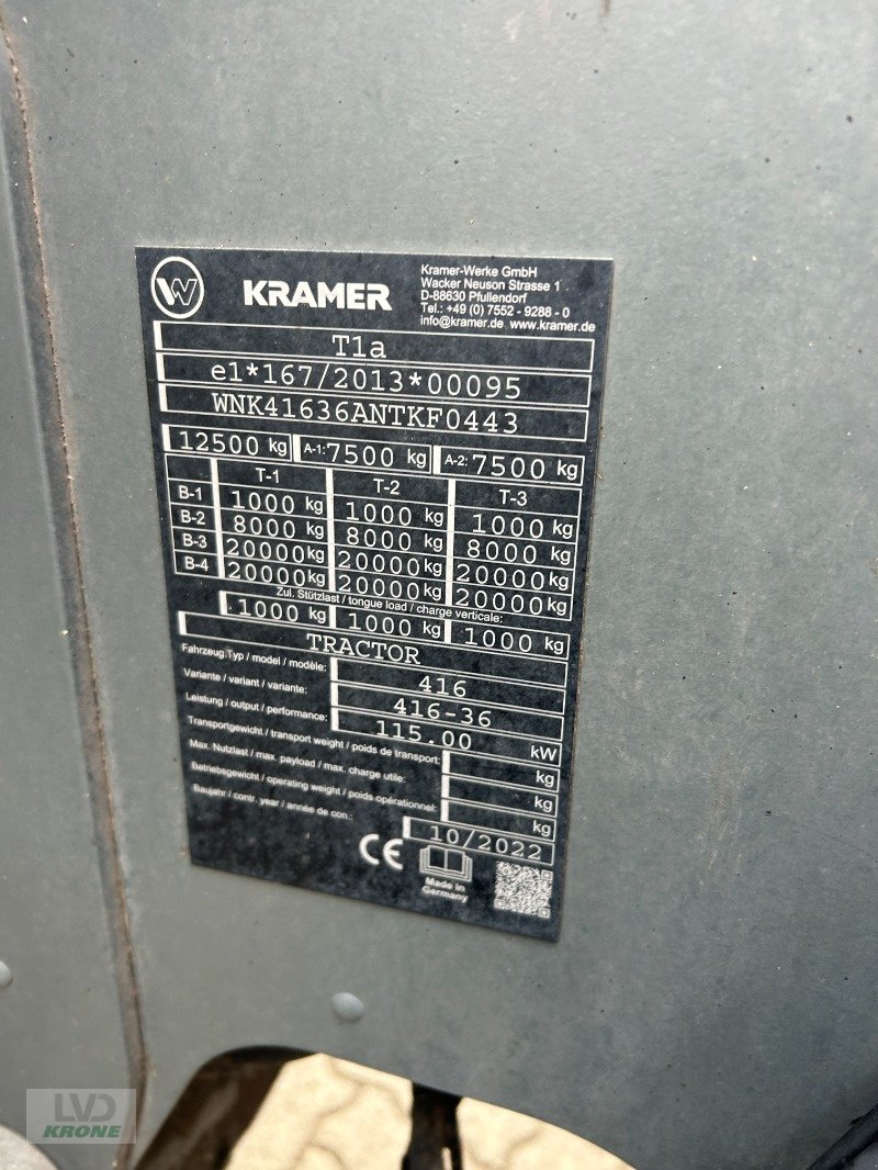 Teleskoplader typu Kramer KT 559, Gebrauchtmaschine v Groß Munzel (Obrázek 11)