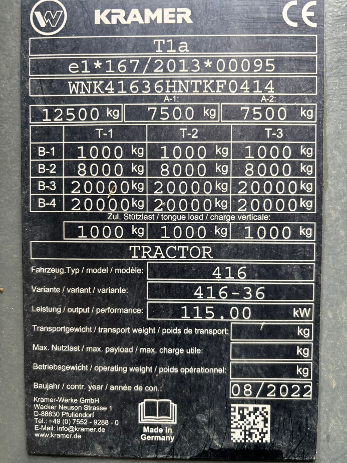 Teleskoplader a típus Kramer KT 559, Gebrauchtmaschine ekkor: Regensburg (Kép 22)