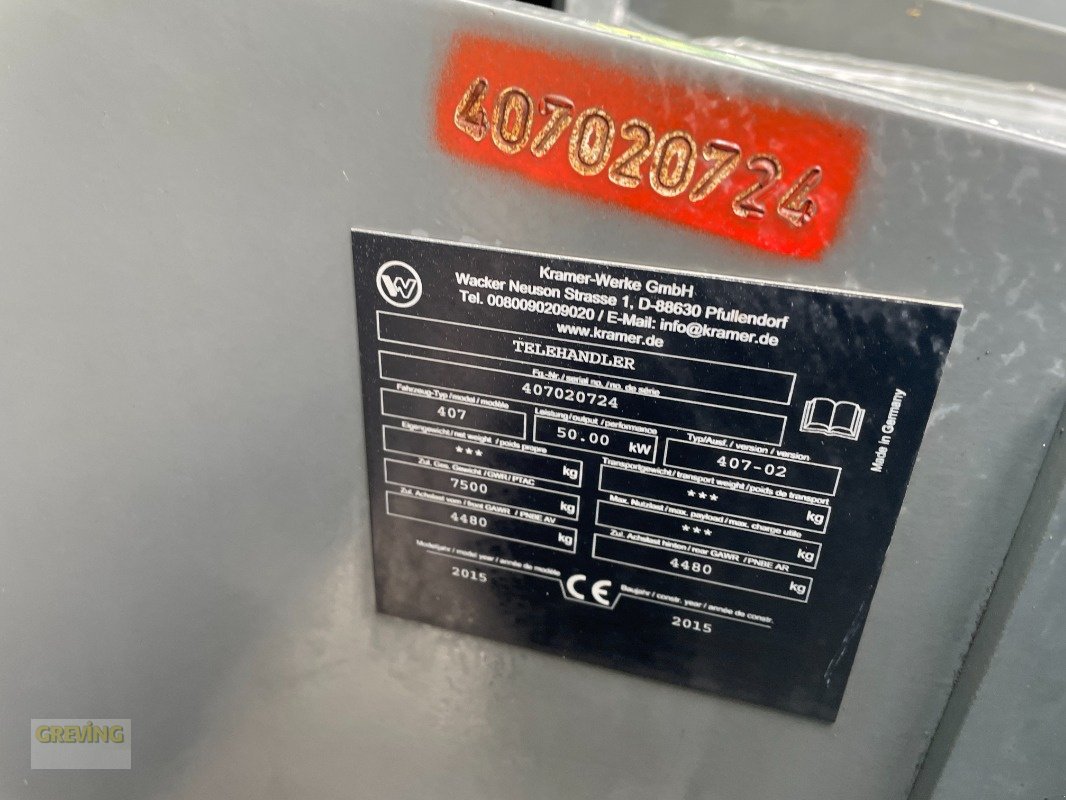Teleskoplader typu Kramer KT256, Gebrauchtmaschine v Ahaus (Obrázek 14)