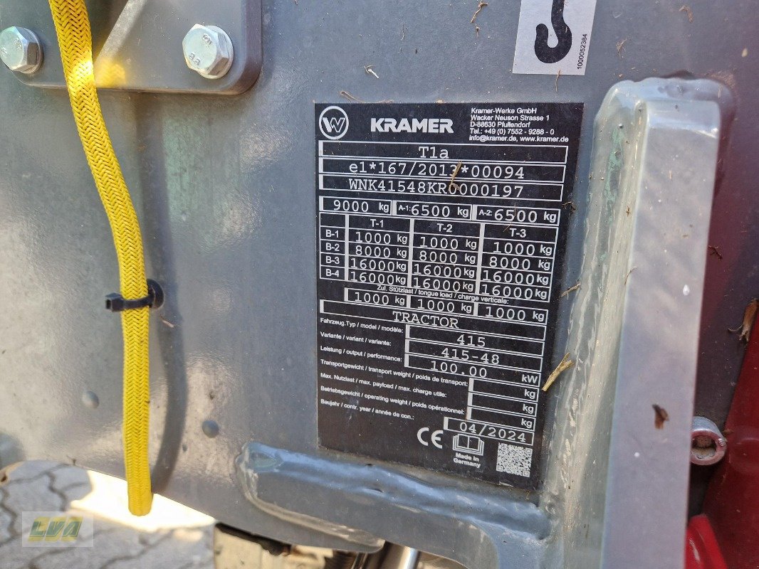 Teleskoplader of the type Kramer KT3610, Gebrauchtmaschine in Schenkenberg (Picture 15)