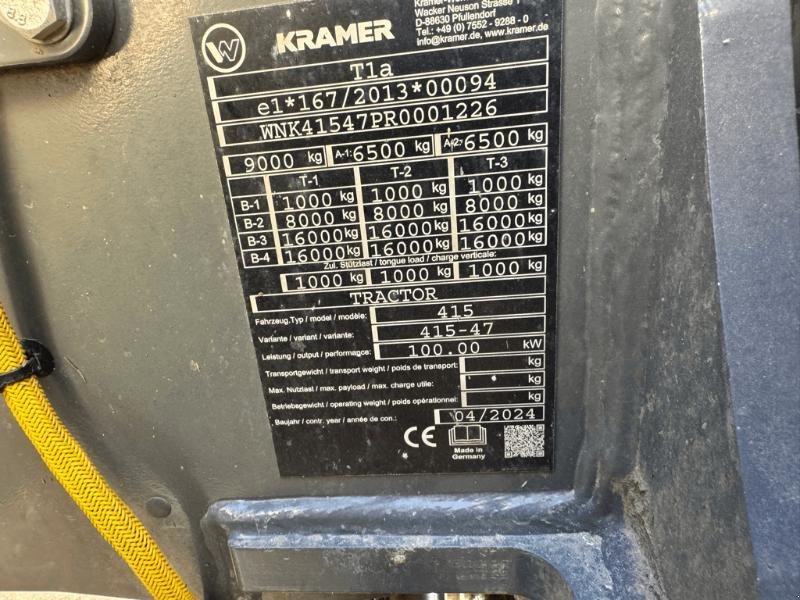 Teleskoplader typu Kramer KT407, Gebrauchtmaschine w Richebourg (Zdjęcie 4)