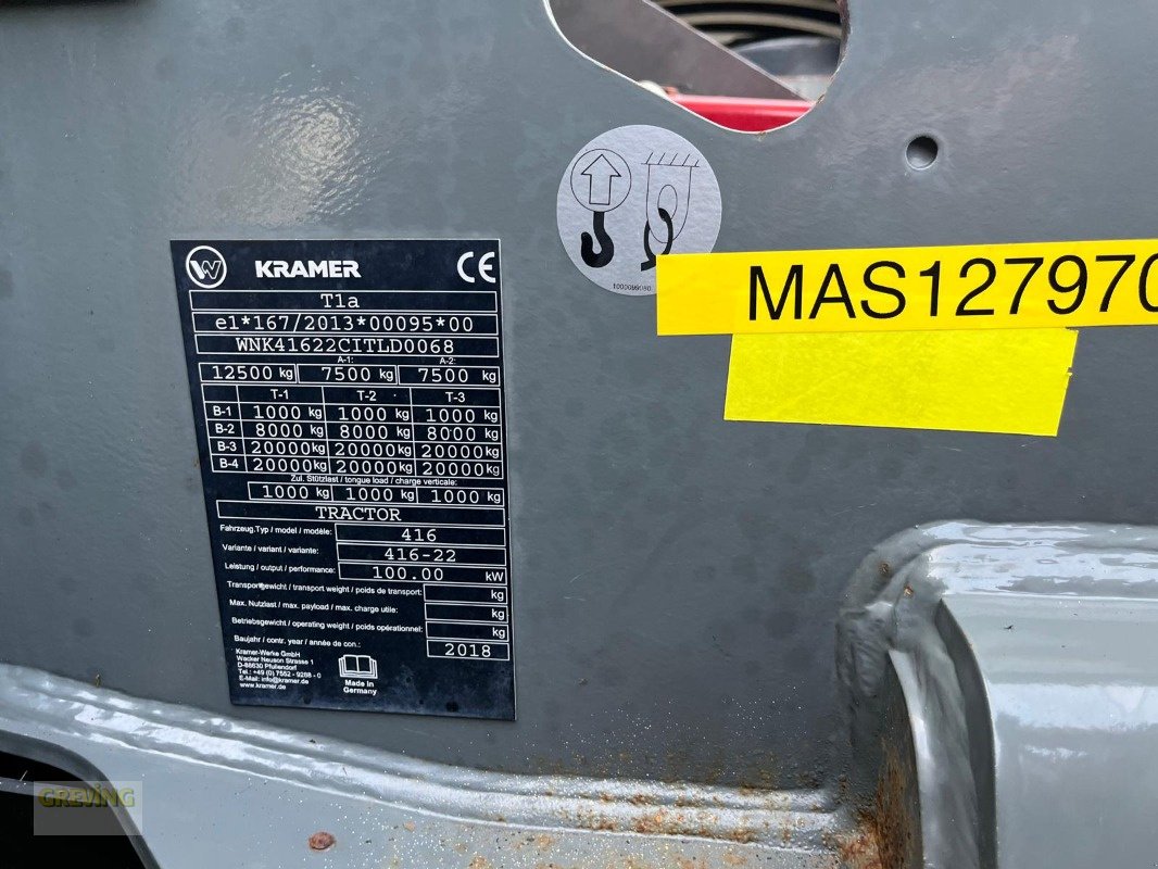 Teleskoplader typu Kramer KT447, Gebrauchtmaschine v Ahaus (Obrázok 13)