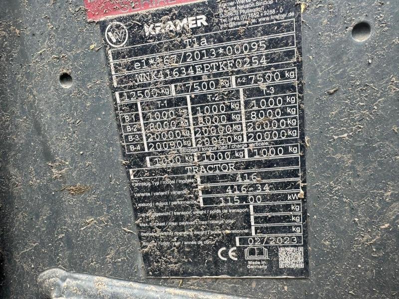 Teleskoplader typu Kramer KT557, Gebrauchtmaschine v Richebourg (Obrázek 4)