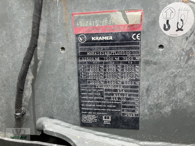 Teleskoplader typu Kramer KT557, Gebrauchtmaschine v Spelle (Obrázek 16)