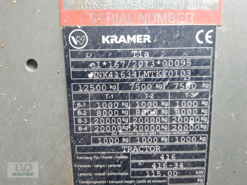 Teleskoplader typu Kramer KT557, Gebrauchtmaschine v Spelle (Obrázek 18)
