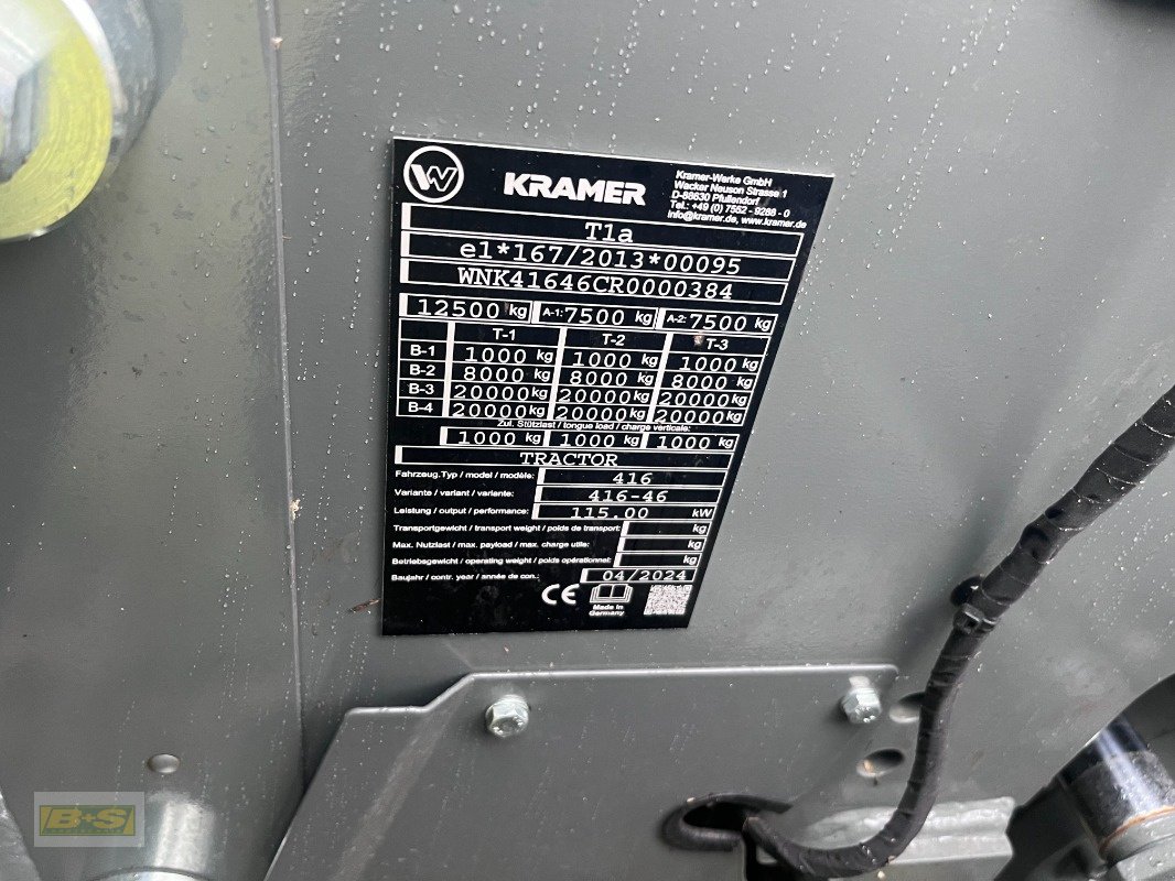 Teleskoplader des Typs Kramer KT559-46 416-46, Neumaschine in Neustadt Dosse (Bild 14)