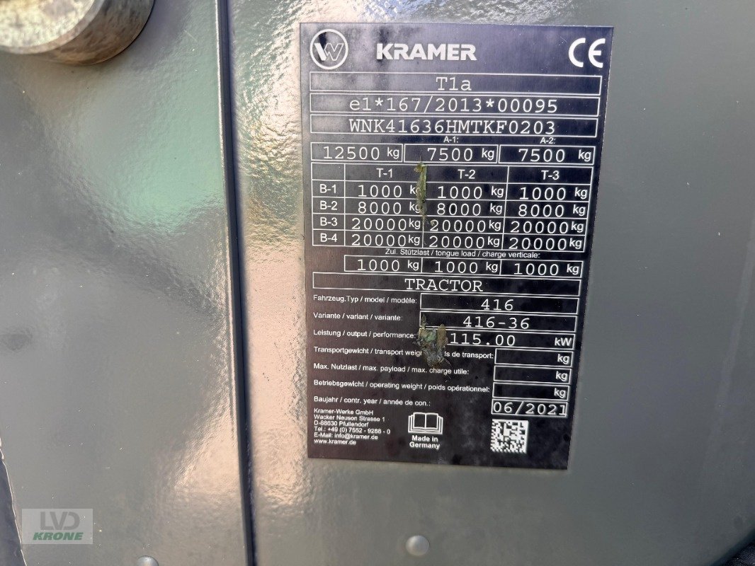 Teleskoplader του τύπου Kramer KT559, Gebrauchtmaschine σε Barsinghausen OT Groß Munzel (Φωτογραφία 13)