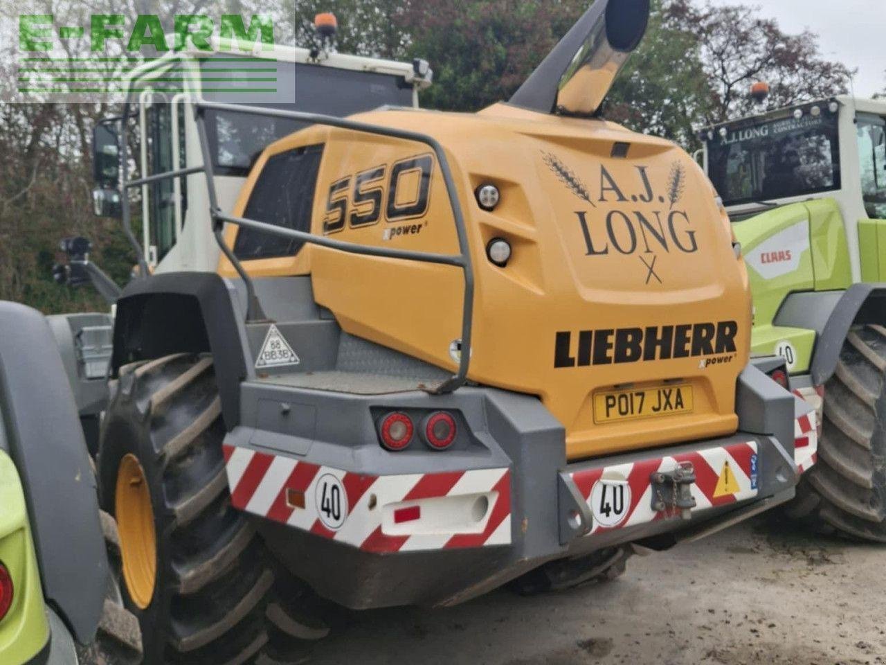 Teleskoplader tip Liebherr 550 XPOWER, Gebrauchtmaschine in WARTON, CARNFORTH (Poză 10)