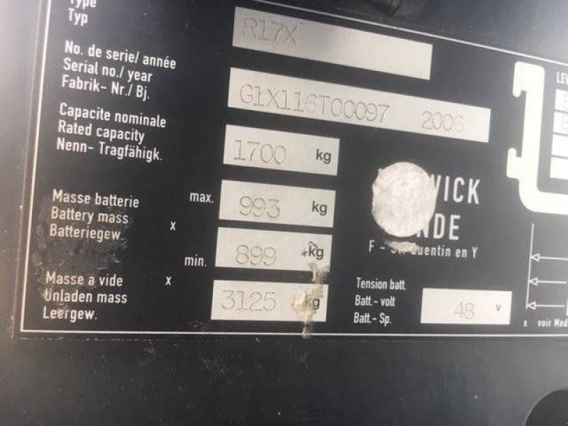 Teleskoplader типа Linde R17X, Gebrauchtmaschine в Antwerpen (Фотография 9)