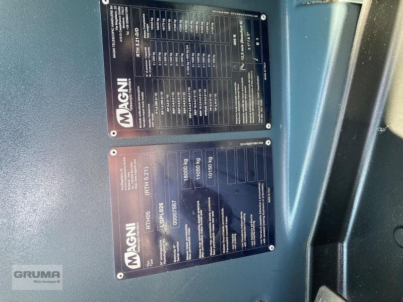 Teleskoplader van het type Magni RTH 5.21, Gebrauchtmaschine in Friedberg-Derching (Foto 8)