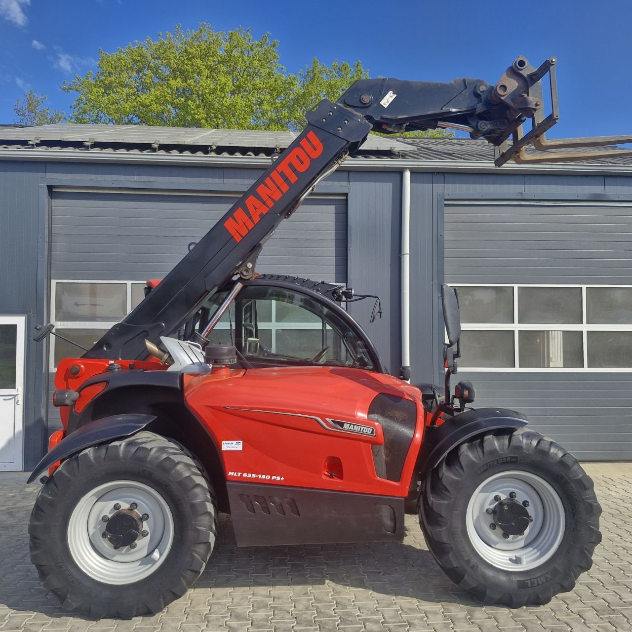 Teleskoplader Türe ait Manitou -, Gebrauchtmaschine içinde Daarle (resim 4)