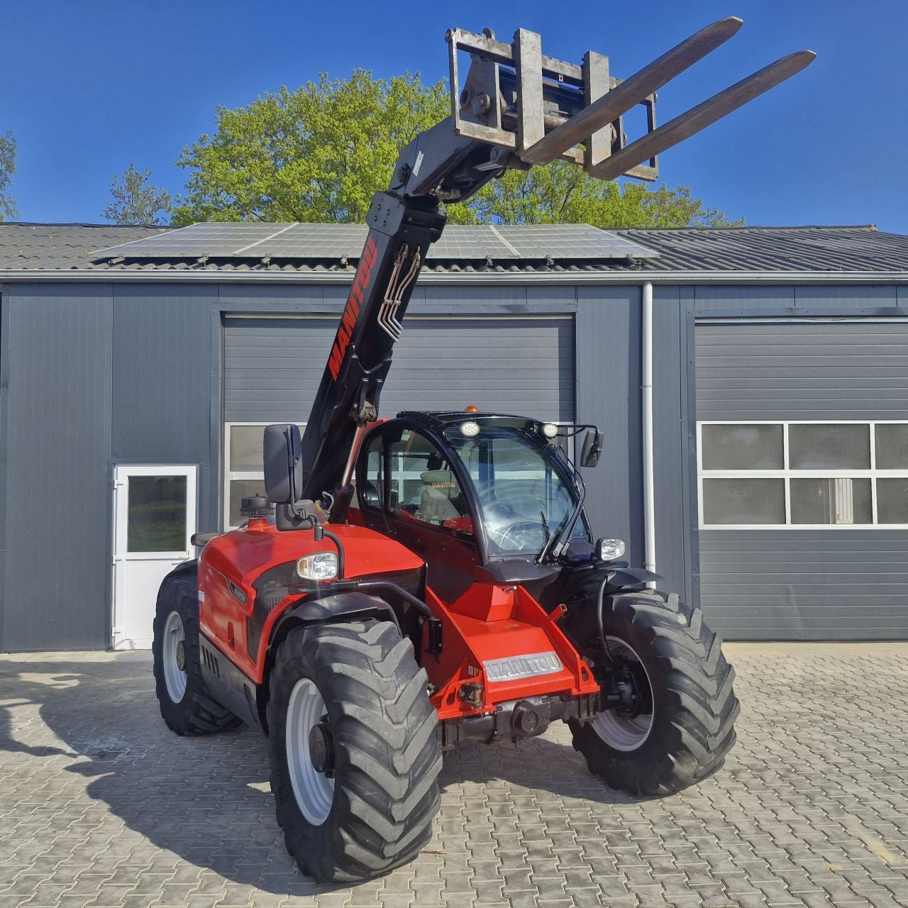 Teleskoplader Türe ait Manitou -, Gebrauchtmaschine içinde Daarle (resim 2)