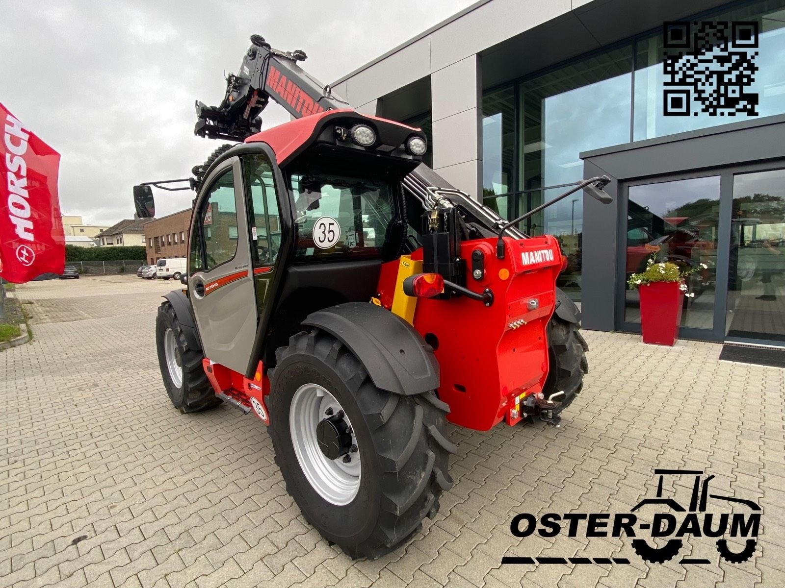 Teleskoplader del tipo Manitou 733, Neumaschine In Kaisersesch (Immagine 2)