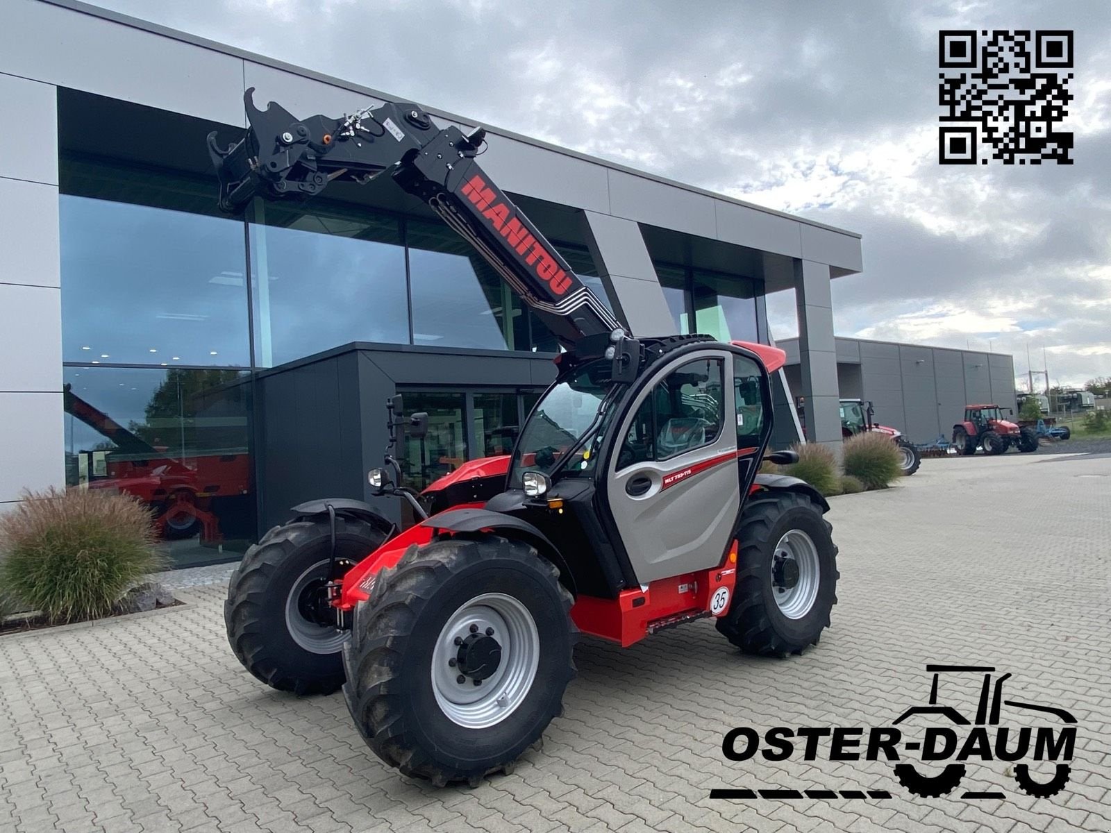 Teleskoplader del tipo Manitou 733, Neumaschine In Kaisersesch (Immagine 5)