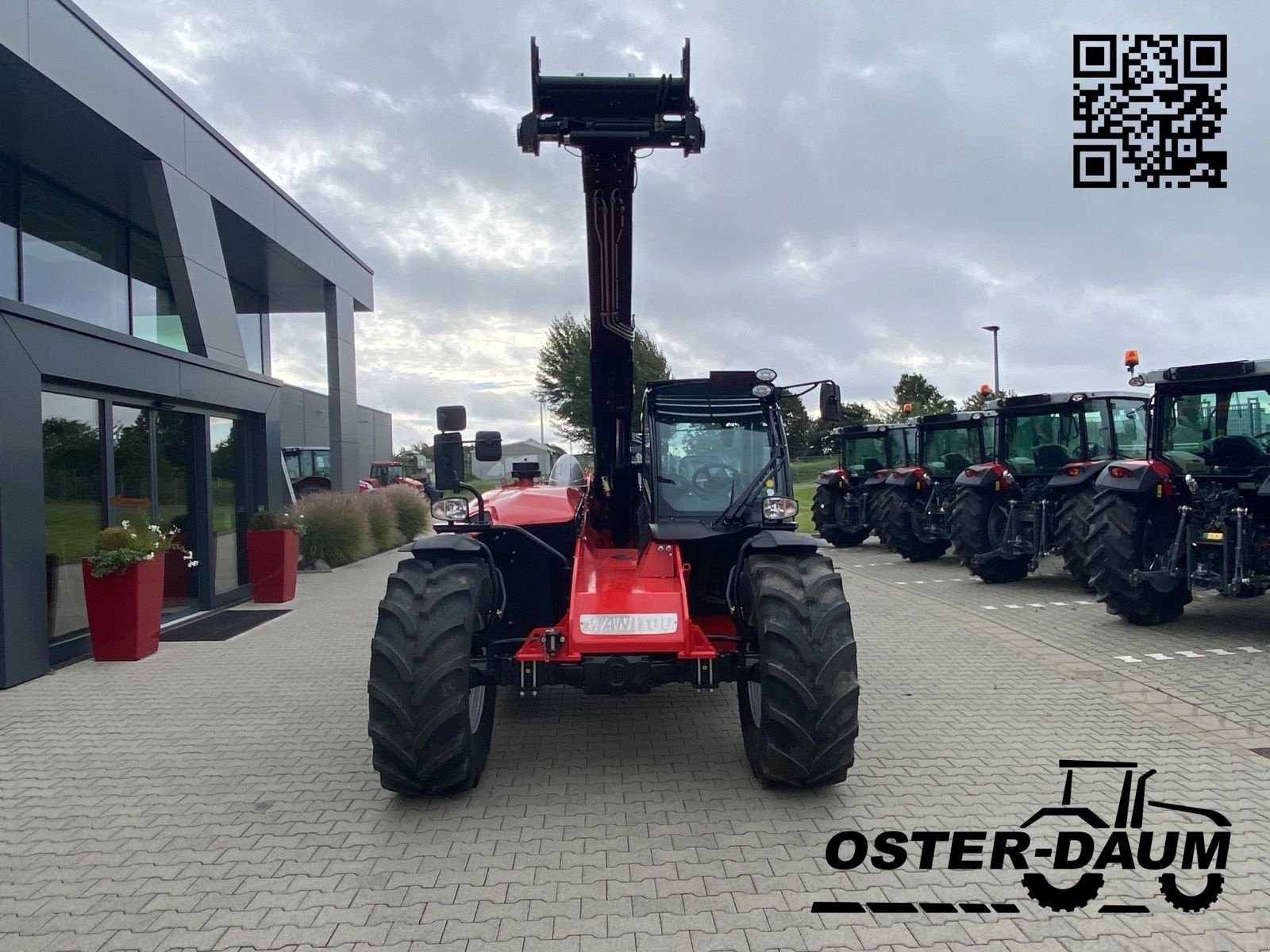 Teleskoplader del tipo Manitou 733, Neumaschine In Kaisersesch (Immagine 7)