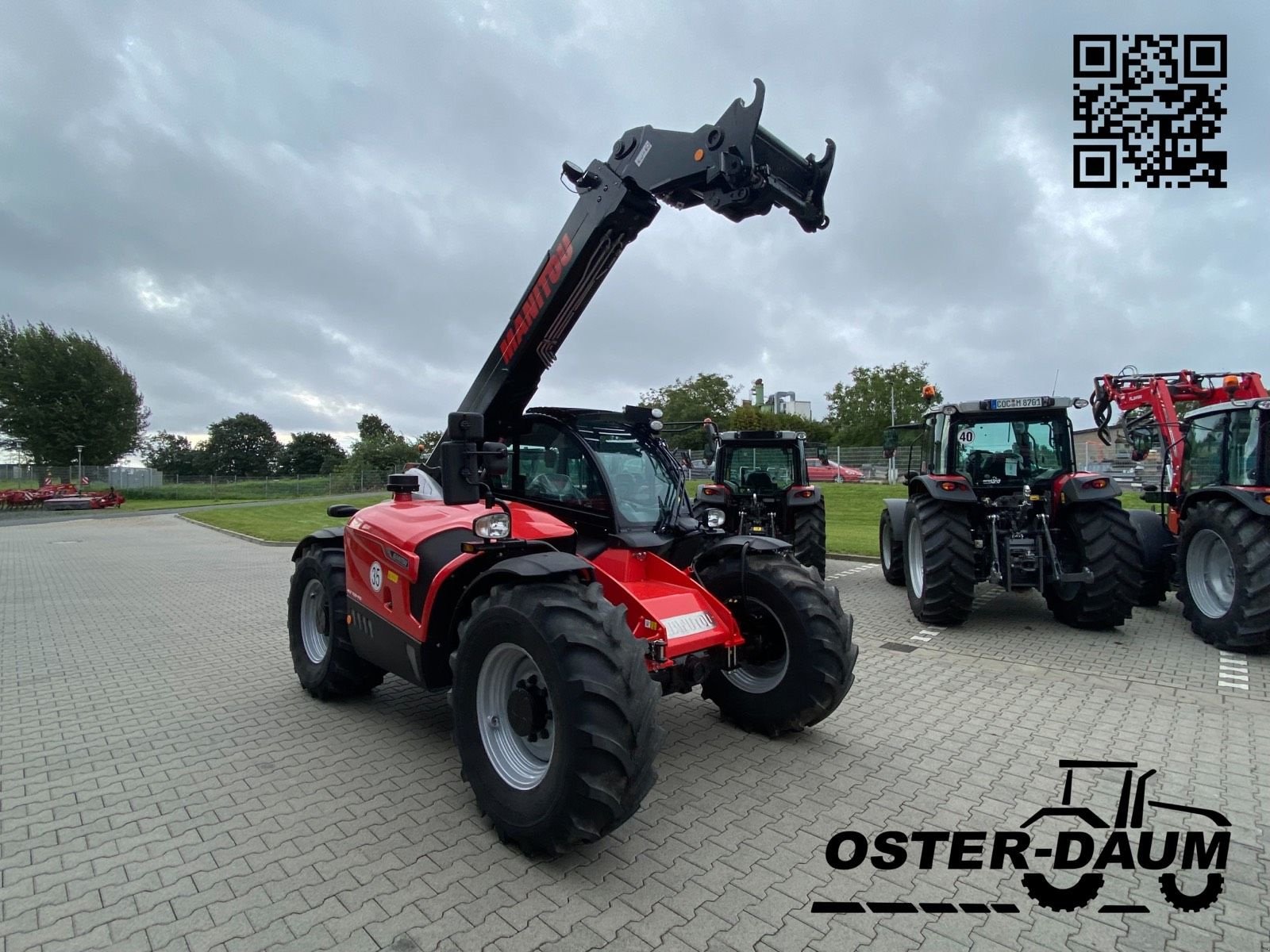 Teleskoplader del tipo Manitou 733, Neumaschine In Kaisersesch (Immagine 8)