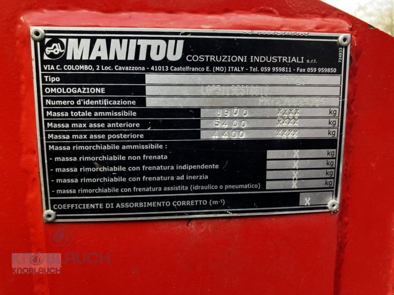 Teleskoplader του τύπου Manitou 741-120LSU, Gebrauchtmaschine σε Ravensburg (Φωτογραφία 10)