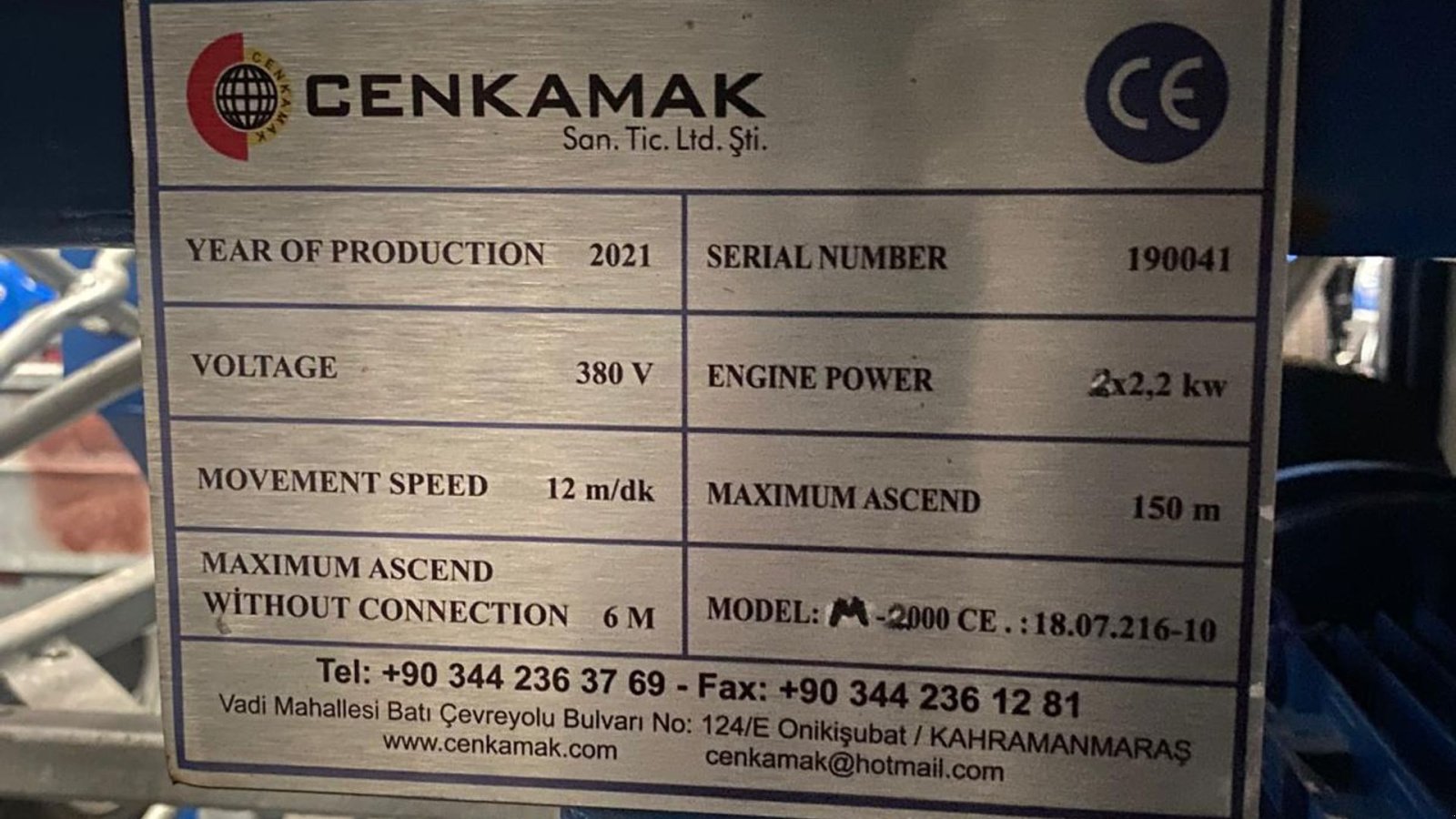 Teleskoplader of the type Manitou Mandskabskurv arbejdsplatformen, Byggeelevatorer, mastklatreplatforme, byggehejs, Climber, buildclimber, Gebrauchtmaschine in Lintrup (Picture 22)