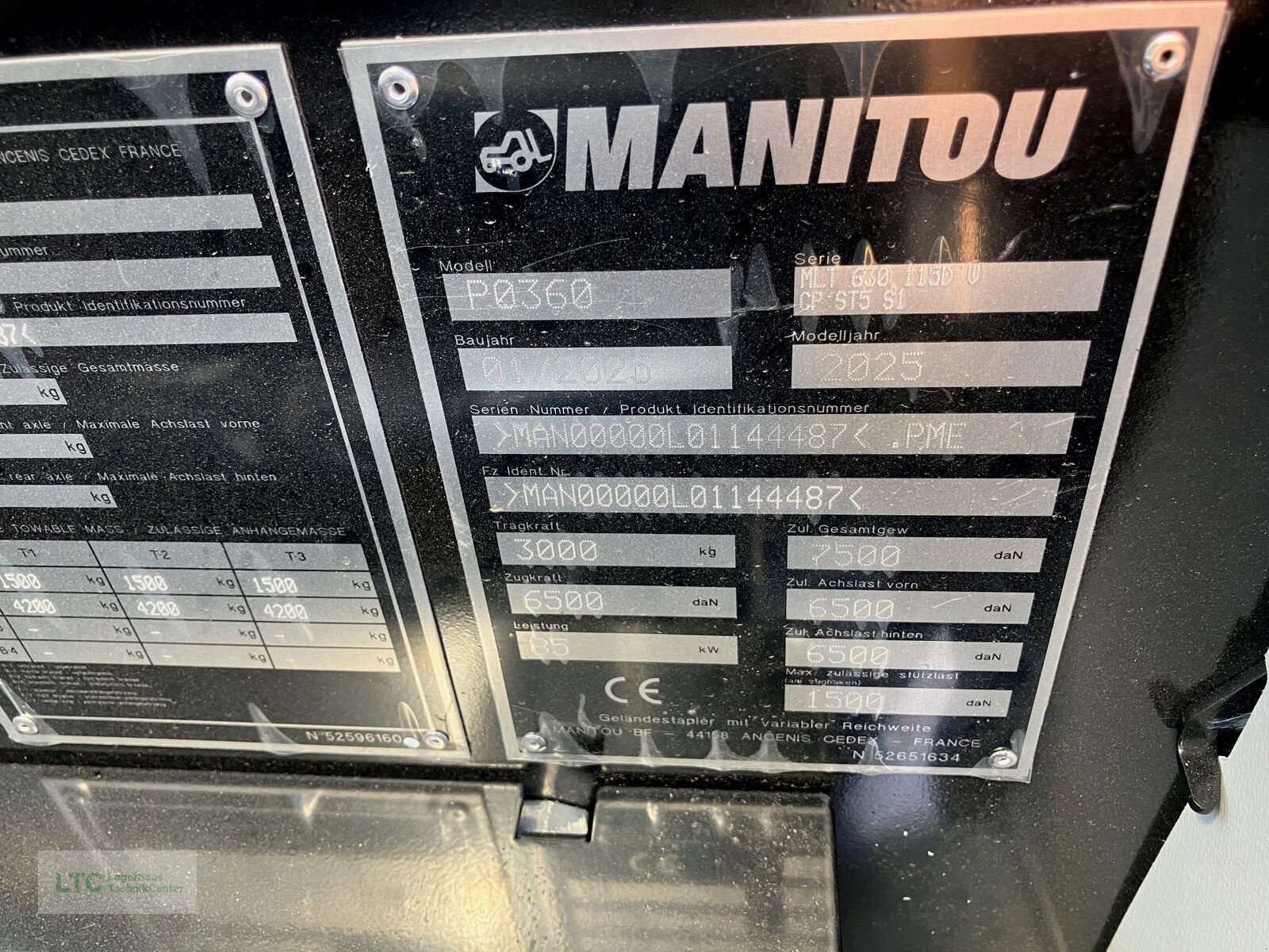 Teleskoplader typu Manitou MLT 630 Classic, Vorführmaschine v Herzogenburg (Obrázek 12)