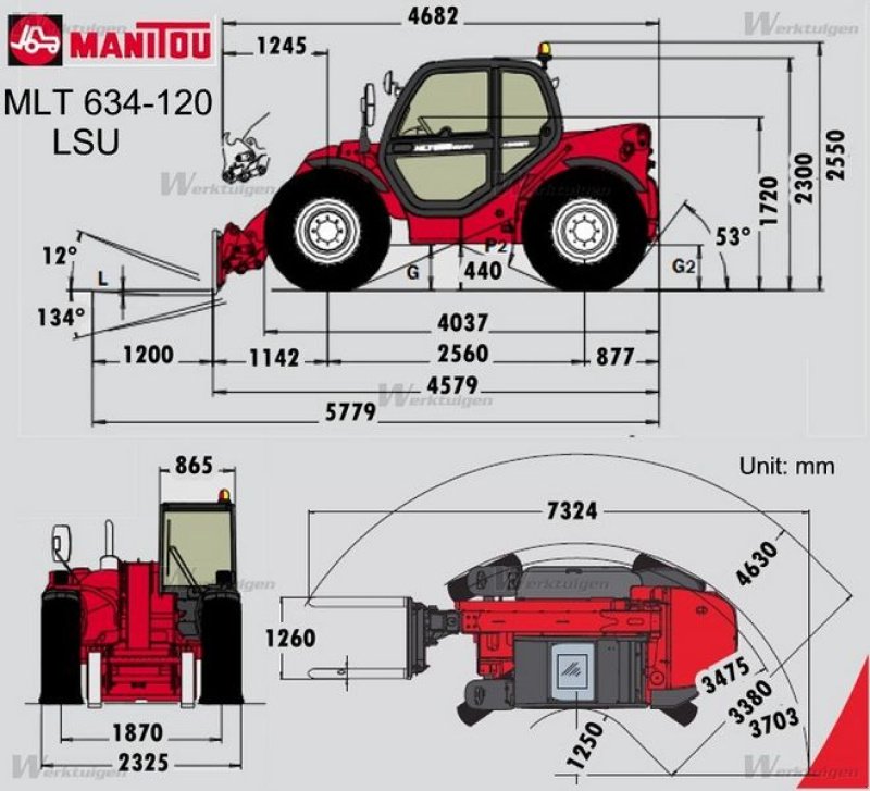 Teleskoplader typu Manitou MLT 630 Turbo ( Neue Schaufel ), Gebrauchtmaschine w St. Nikolai ob Draßling (Zdjęcie 18)
