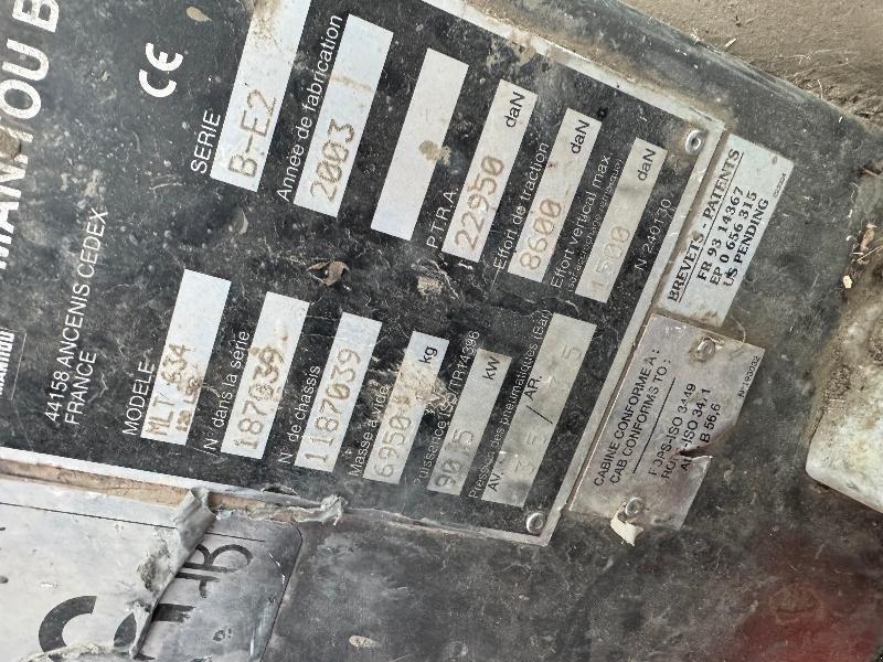 Teleskoplader of the type Manitou MLT 634 -120 LSU, Gebrauchtmaschine in Wargnies Le Grand (Picture 11)