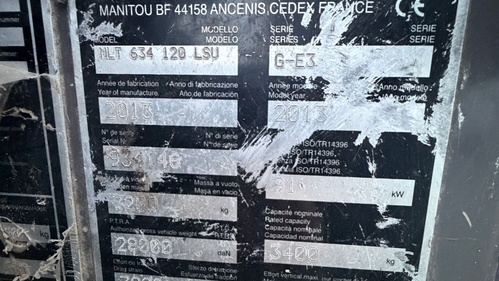 Teleskoplader des Typs Manitou MLT 634-120 PREMIUM KUN 5700 TIMER!, Gebrauchtmaschine in Nørager (Bild 17)