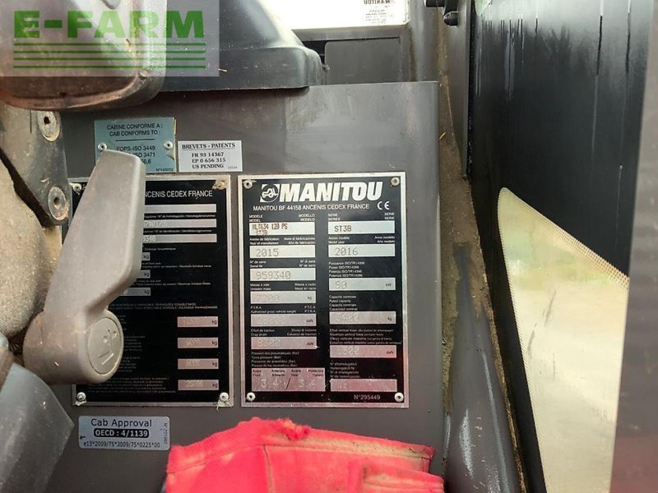 Teleskoplader typu Manitou mlt 634-120 ps telehandler (st25490), Gebrauchtmaschine v SHAFTESBURY (Obrázek 21)