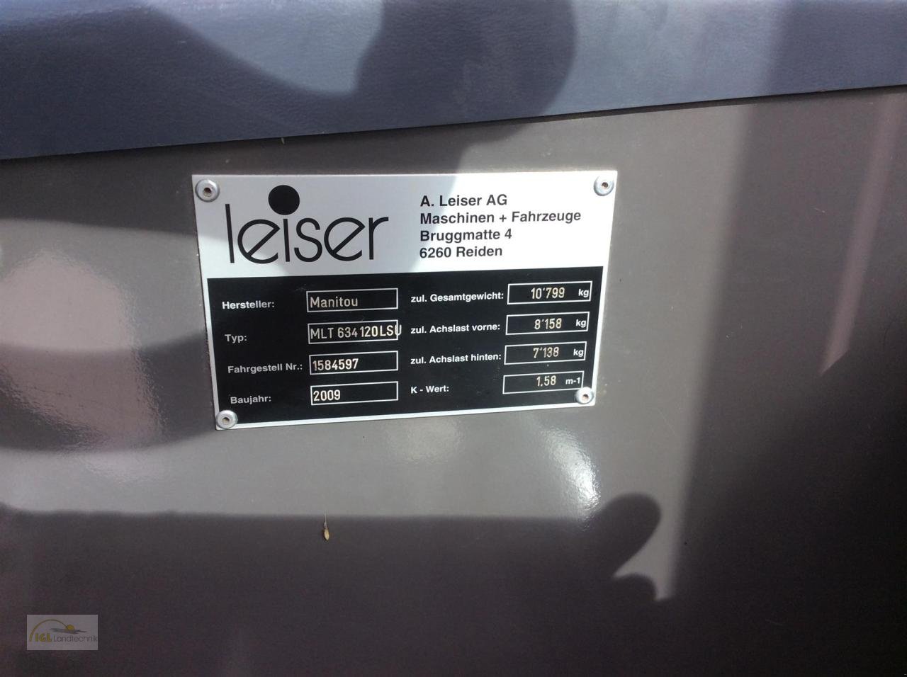 Teleskoplader typu Manitou MLT 634, Gebrauchtmaschine v Pfreimd (Obrázek 5)