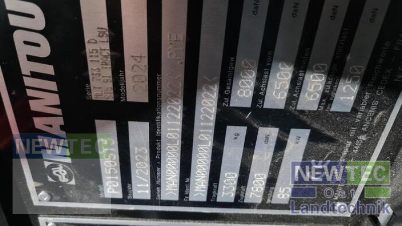 Teleskoplader tipa Manitou MLT 733 115 LSU, Neumaschine u Treuenbrietzen (Slika 8)