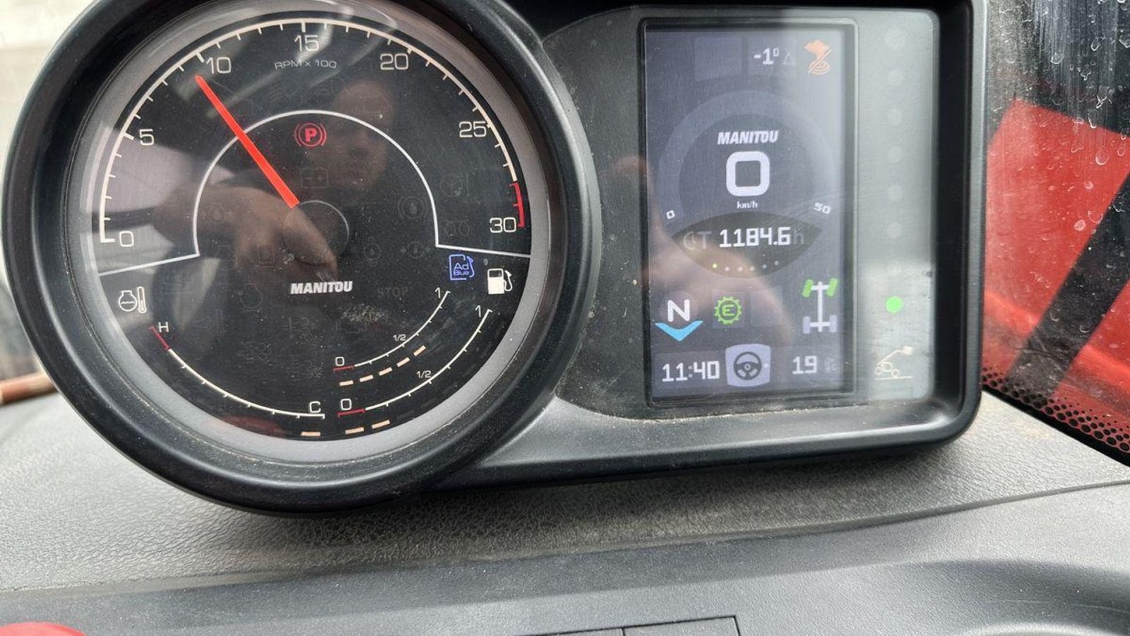 Teleskoplader typu Manitou MLT 741-140V+ 40 km/t Vario+ Incl. kornskovl og gafler., Gebrauchtmaschine v Kolding (Obrázek 11)