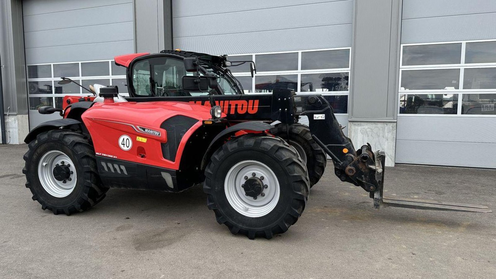 Teleskoplader typu Manitou MLT 741-140V+ 40 km/t Vario+ Incl. kornskovl og gafler., Gebrauchtmaschine v Kolding (Obrázek 4)