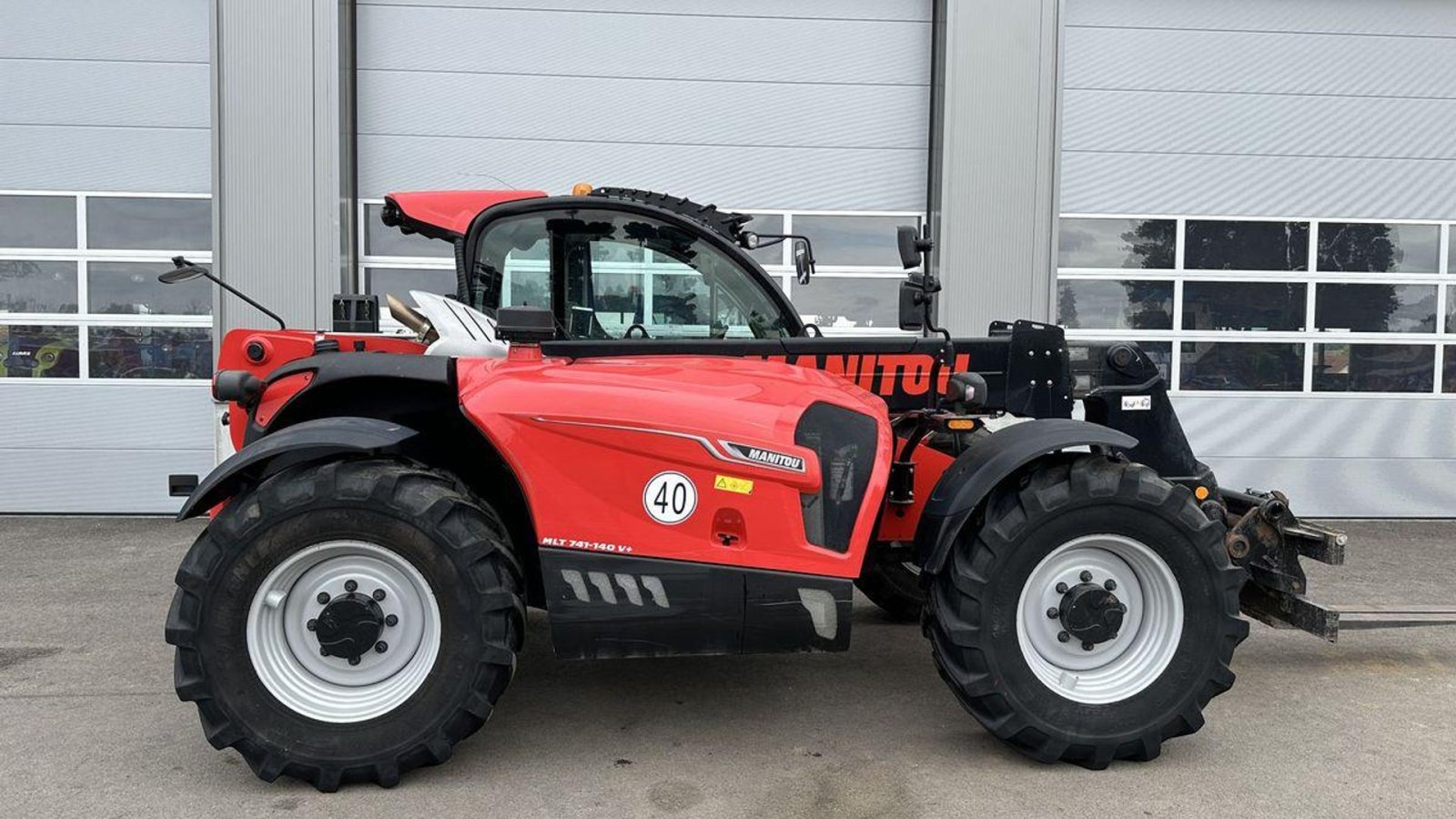 Teleskoplader typu Manitou MLT 741-140V+ 40 km/t Vario+ Incl. kornskovl og gafler., Gebrauchtmaschine v Kolding (Obrázek 3)