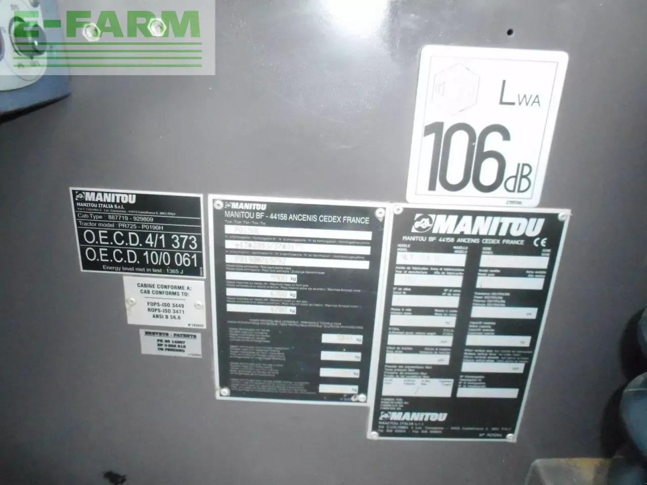 Teleskoplader a típus Manitou mlt 741 h ( 7m - 4,1t - 36km/h), Gebrauchtmaschine ekkor: ST. NIKOLAI/DR. (Kép 9)