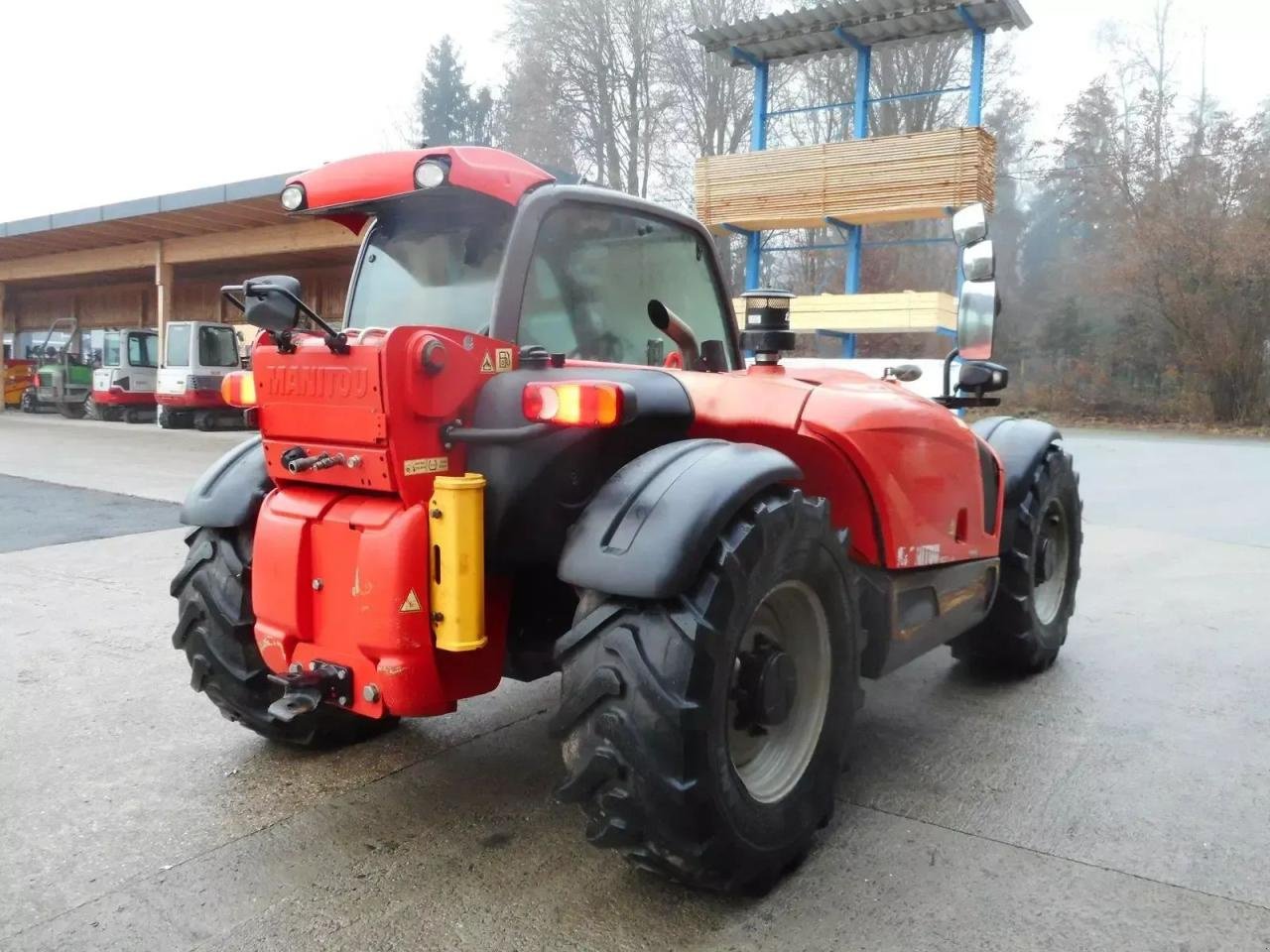 Teleskoplader от тип Manitou mlt 741 h ( 7m - 4,1t - 36km/h), Gebrauchtmaschine в ST. NIKOLAI/DR. (Снимка 4)