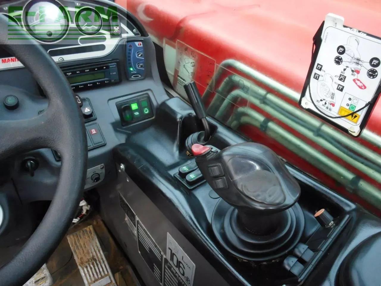 Teleskoplader от тип Manitou mlt 741 h ( 7m - 4,1t - 36km/h), Gebrauchtmaschine в ST. NIKOLAI/DR. (Снимка 10)